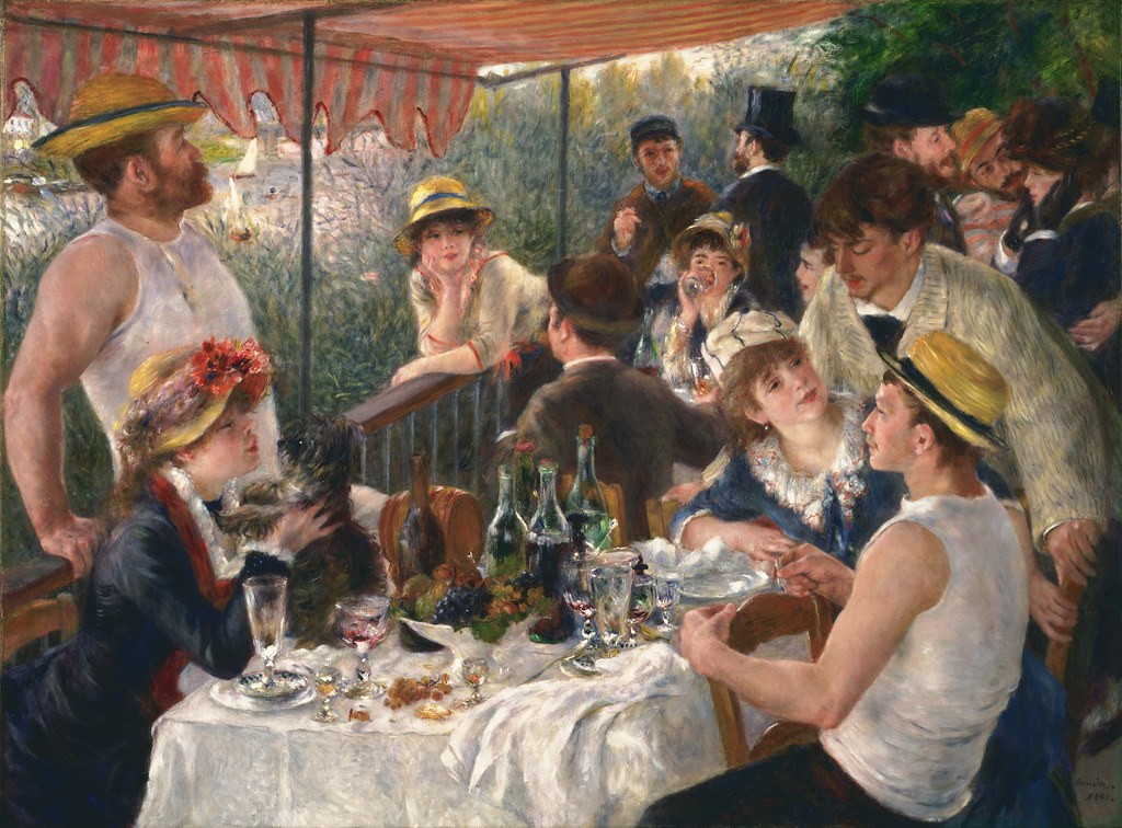 Pierre-Auguste Renoir «Le Dejeuner des Canotiers», 1880-81 г.