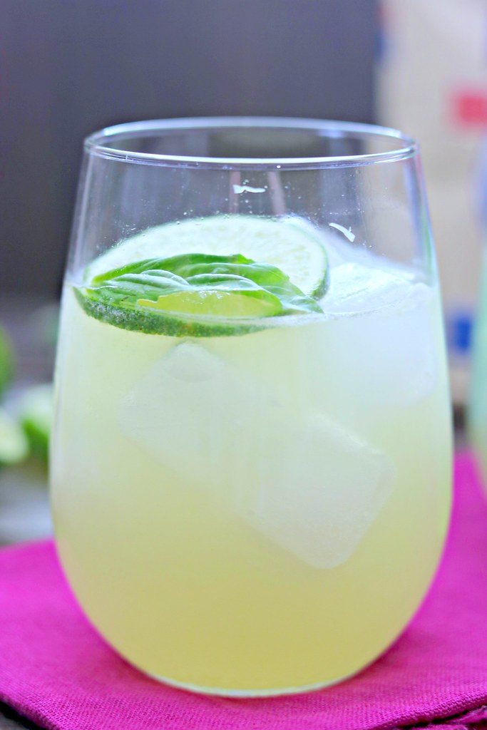 Lemon Basil Margaritas
