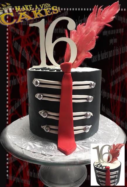 Chemical Romance Themed Cake by Make A Wish Cakes