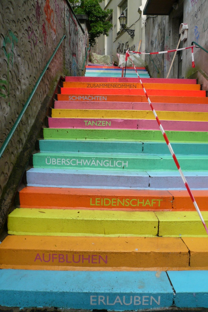 The Most Colorful Stairs The World