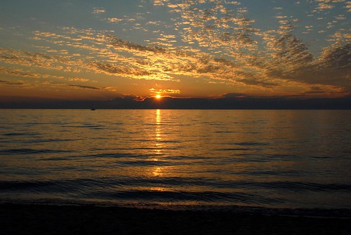 sunset lake clouds view lakemichigan southhaven nikond200 absolutemichigan