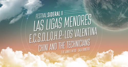 FESTIVAL SIDERAL III CARTEL COMPLETO