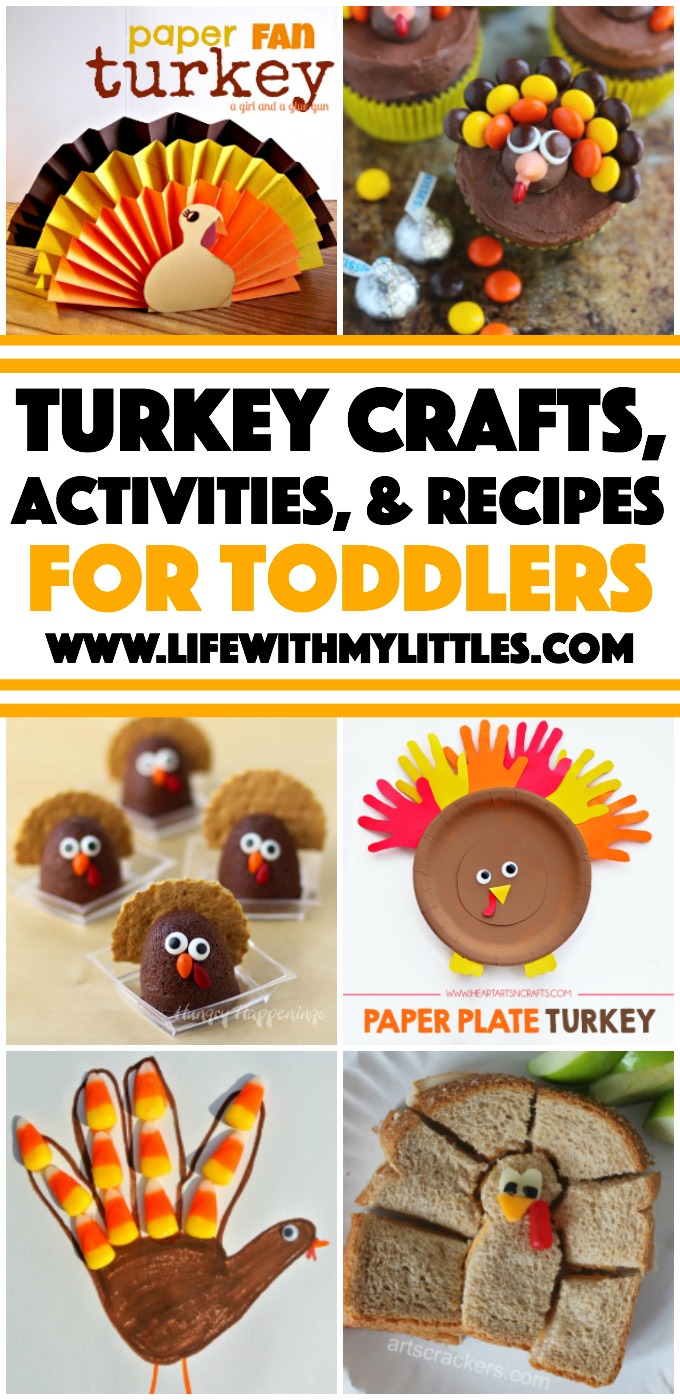 If you're looking for some fun toddler turkey crafts, activities, and recipes to do this month before Thanksgiving, here are 57 adorable ideas! Your toddler will have so much fun!