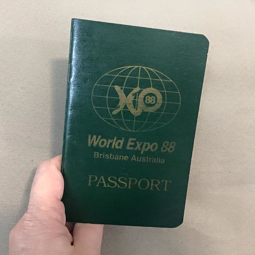 Brisbane Expo 1988 passport cover