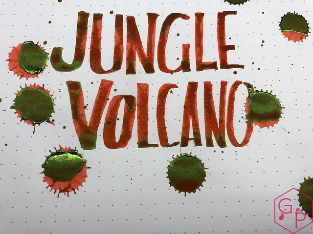 Krishna Inks Jungle Volcano Fountain Pen Ink Review @PenChalet 14
