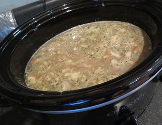 Turkey Soup in the Crockpot