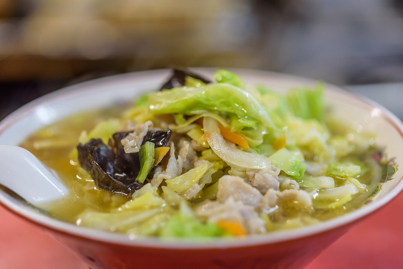 Tanmen, Chinese-style stir-fried vegetable noodle soup