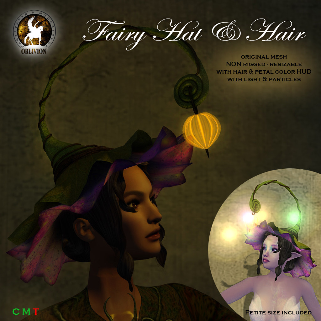 F&M Oblivion * Fairy Hat & Hair