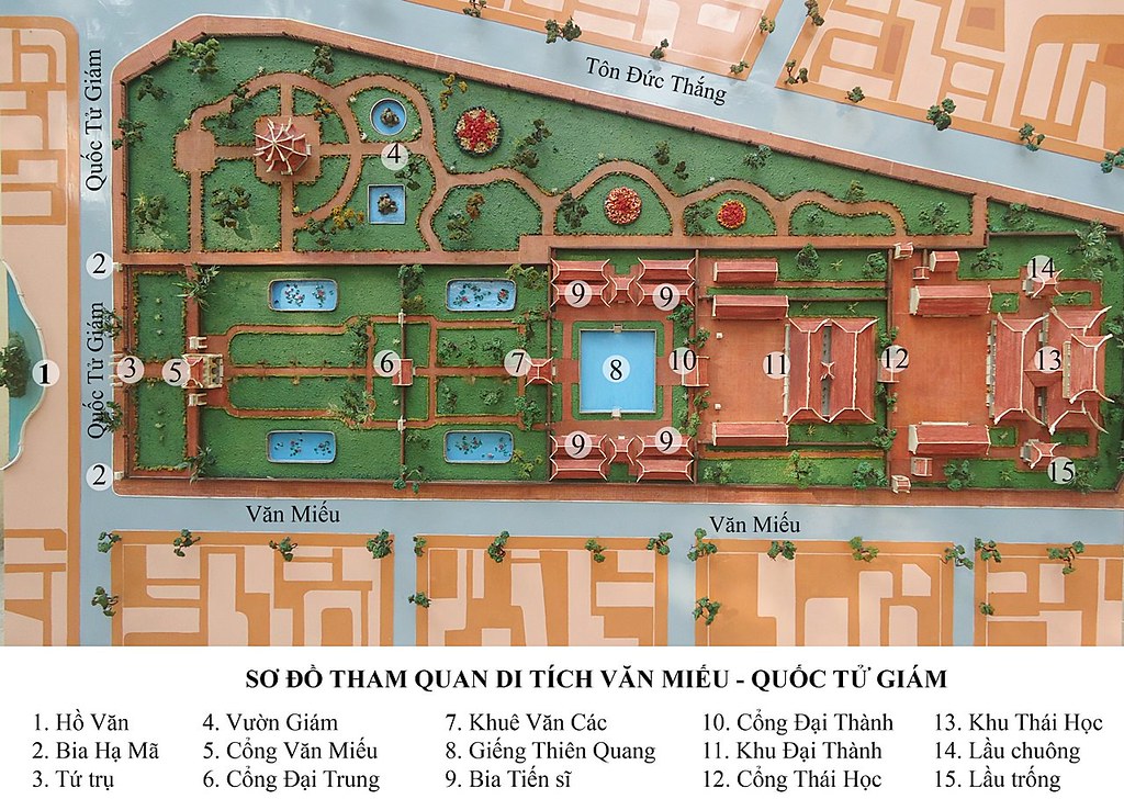Temple Of Literature Map
