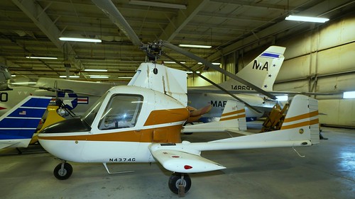 midamerica museum airplane aviation aircraft aeroplane liberal kansas usa mcculloch j2 autogyro n4374g air johnny comstedt