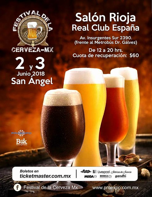 Festival de la Cerveza Mx- Salón Rioja- Banner-
