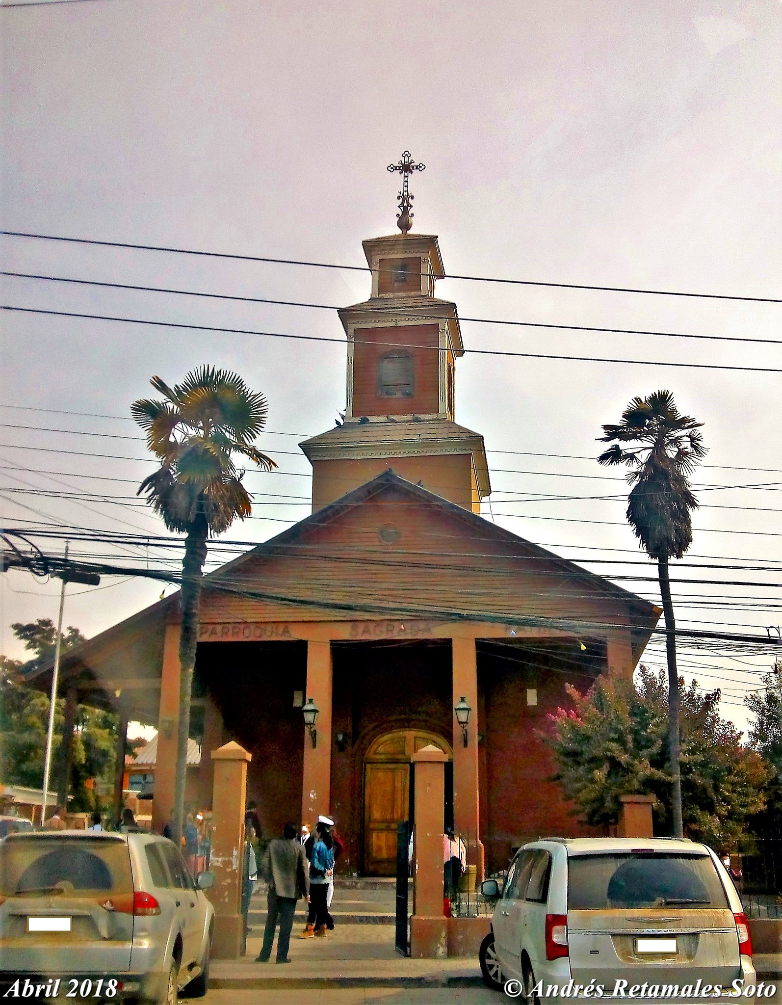 Parroquia Sagrada Familia, Comuna de Buin, Chile, abril 2018