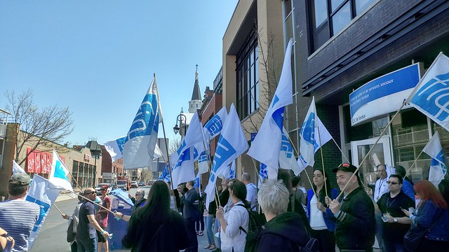 2018-05-10 - Manifestation au CIUSSS Centre-sud-de-l'Île-de-Montréal
