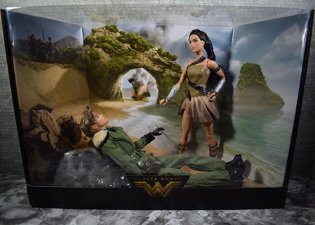 2016 Barbie Wonder Woman And Steve Trevor Gift Set DWF48 (5)