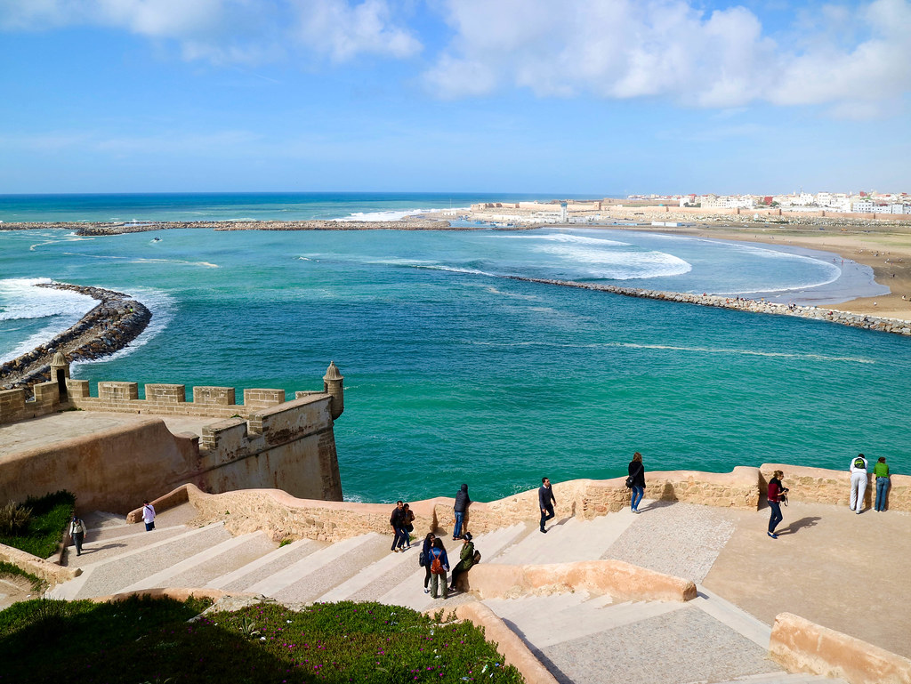 Vista a la playa de Rabat