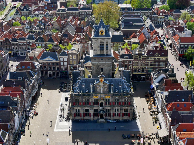 Stadhuis Delft and Markt Square