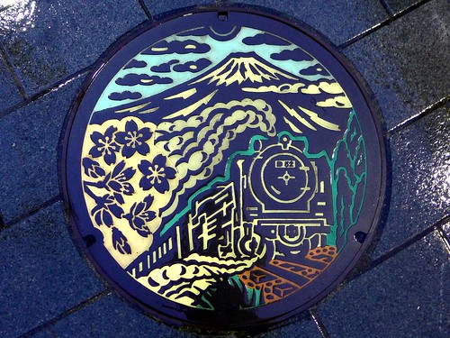 Gotenba Shizuoka, manhole cover 4 （静岡県御殿場市のマンホール４）