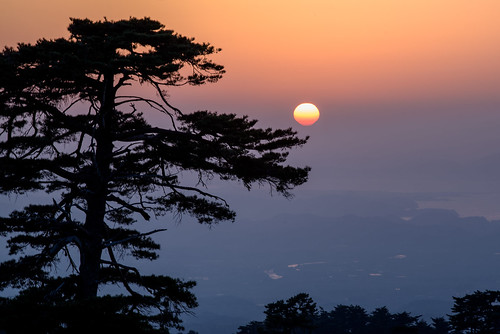 伯耆町 鳥取県 米子 japan 夕景 sunset 大山