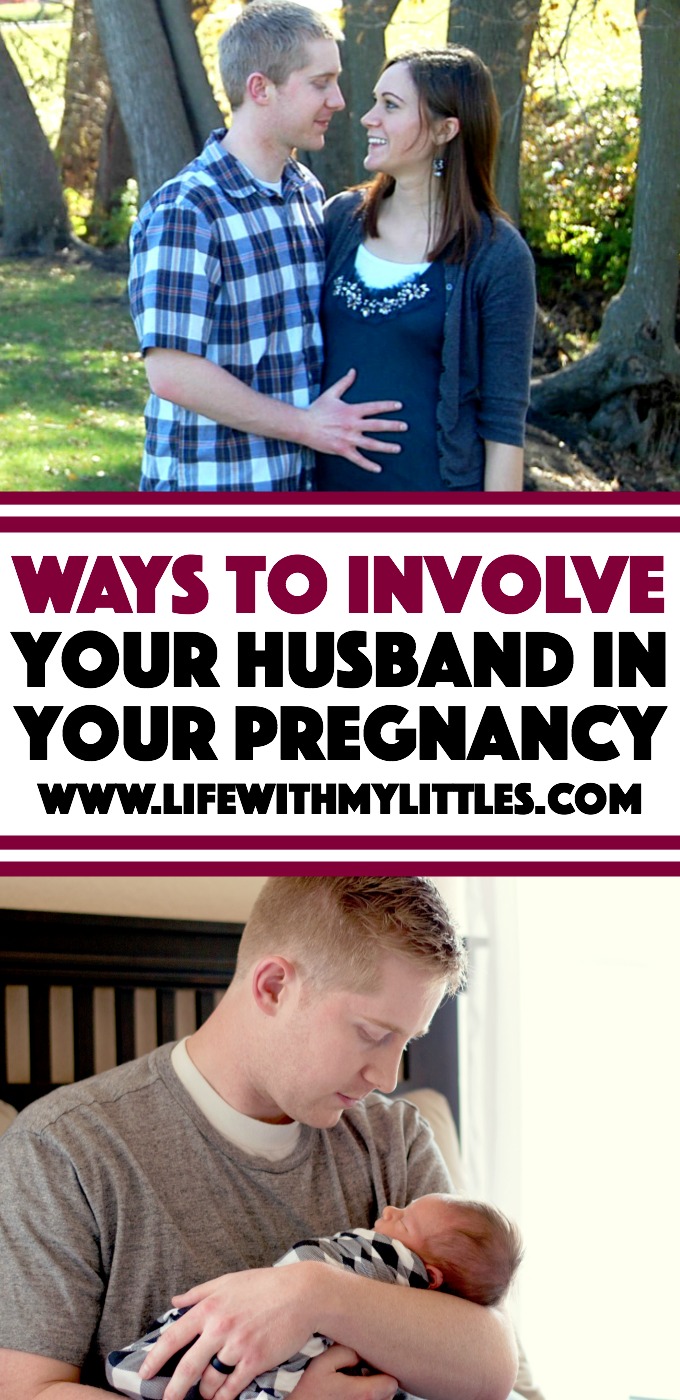 These are great ideas on ways to involve your husband in your pregnancy. 10 fun things to do together when you're pregnant!