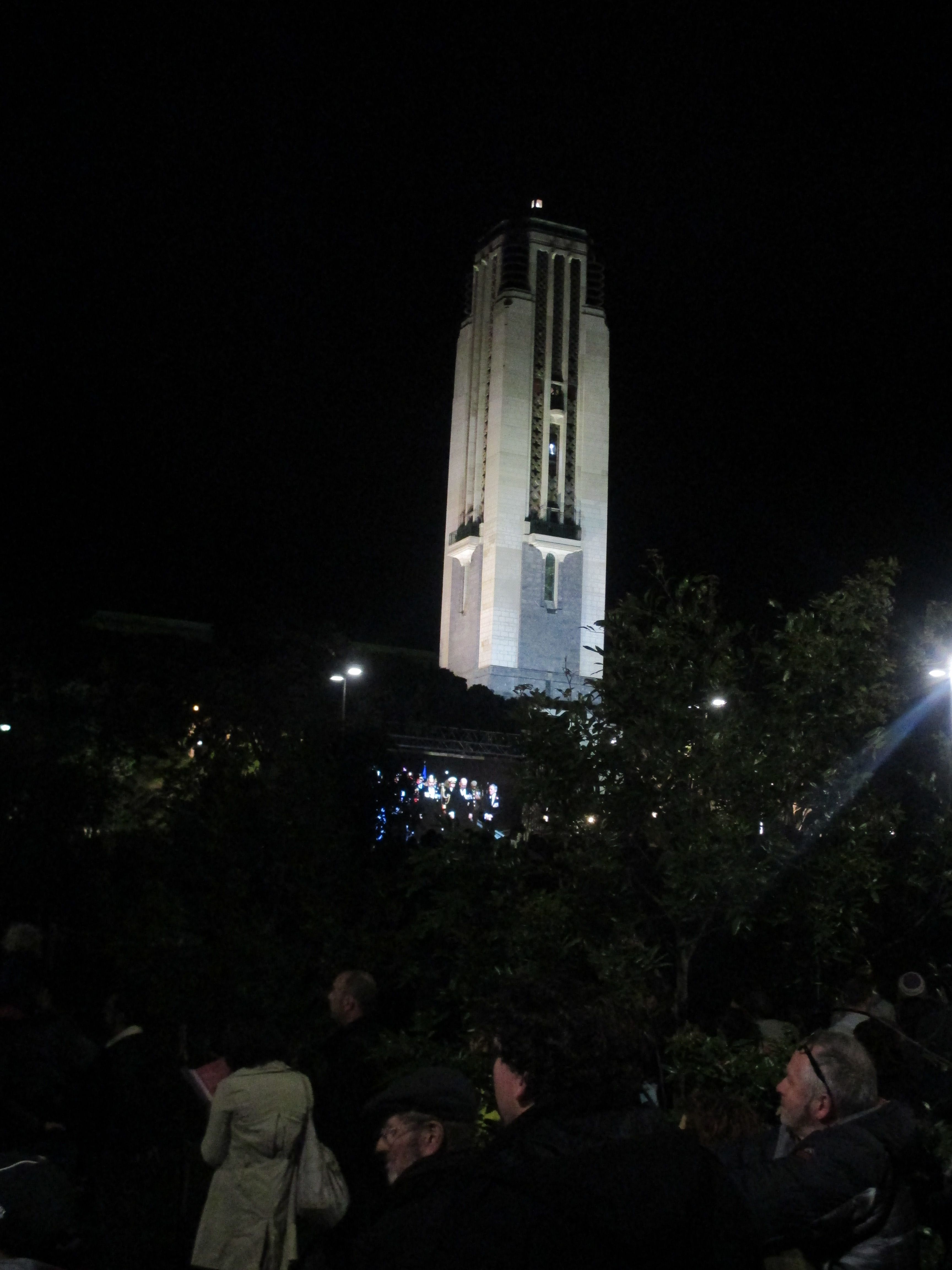 Anzac Day dawn service at the Pukeahu National War Memorial Park in Wellington, New Zealand, on April 25, 2015. This was the 100 year commemoration of the landings at Gallipoli.