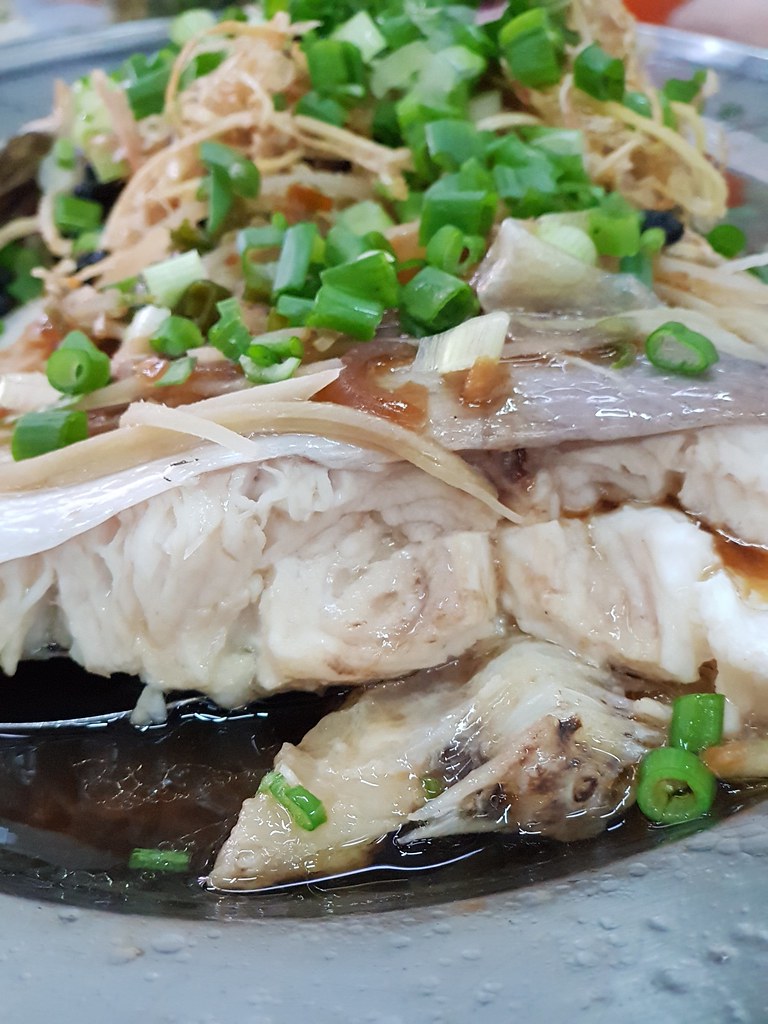 姜葱蒸巴丁鱼 $35 @ Restoran F4 Fish Head Subang HiTech