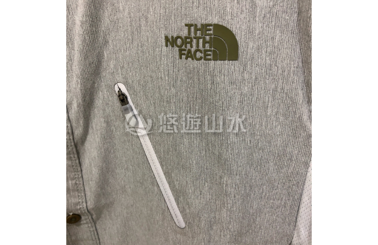 【The North Face 男款 短袖襯衫《淺灰》】NF0A2SMT/快乾透氣/排汗襯衫/運動襯衫★滿額送