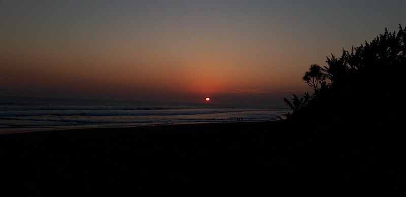 Galaxy A6 - Sunset di Pantai Ganga. Dok: Tommy Kurnia/Liputan6.com