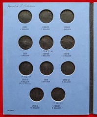 Whitman 9022 Half Cent Collection 1793 to 1857 No Coins