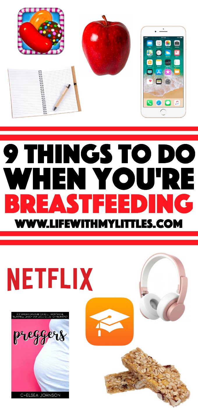 Breastfeeding is great, but it can also be boring! Here are 9 things to do when you're breastfeeding to stay occupied and enjoy the time more!