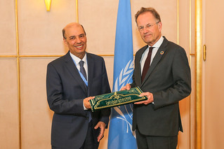 NEW PERMANENT REPRESENTATIVE OF MOROCCO PRESENTS CREDENTIALS TO THE DIRECTOR-GENERAL OF THE UNITED NATIONS OFFICE AT GENEVA