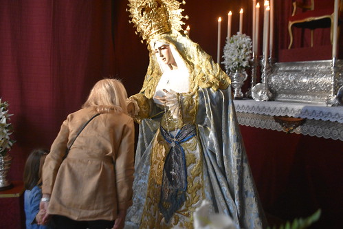 Besamano de la Virgen de la Estrella de La Borriquita