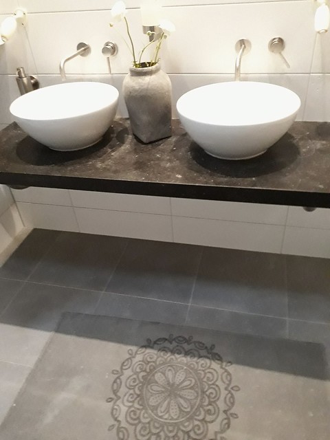 Badkamer landelijke stijl
