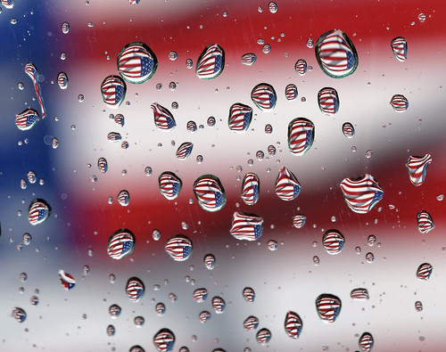 Patriotic Rain Drops