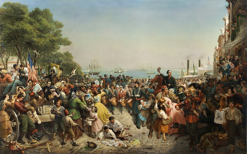 Louis Lang - Return of the 69th (Irish) Regiment, N.Y.S.M. from the Seat of War - 1862
