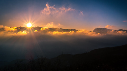 sunrise leverdusoleil stnizier grenoble alpes montagnes soleil