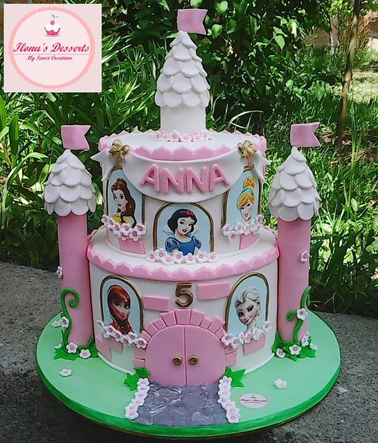 Princess Castle Cake by Ohanyan Ilona of Ilona's Desserts