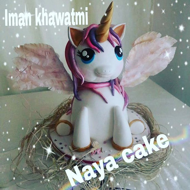 Unicorn Cake by Iman Khawatmi of Naya cake