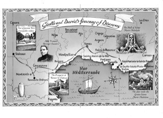 Our route across rhe Occitanie region. From Author Shares Travel and Historical Research for Her New Novel, Discovery