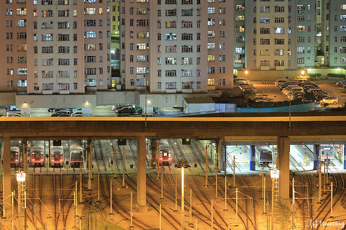 Choi Tak Shopping Centre at Night