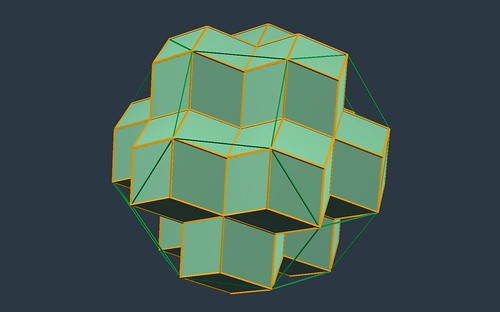 Space-filling with Rhombic Dodecahedrons