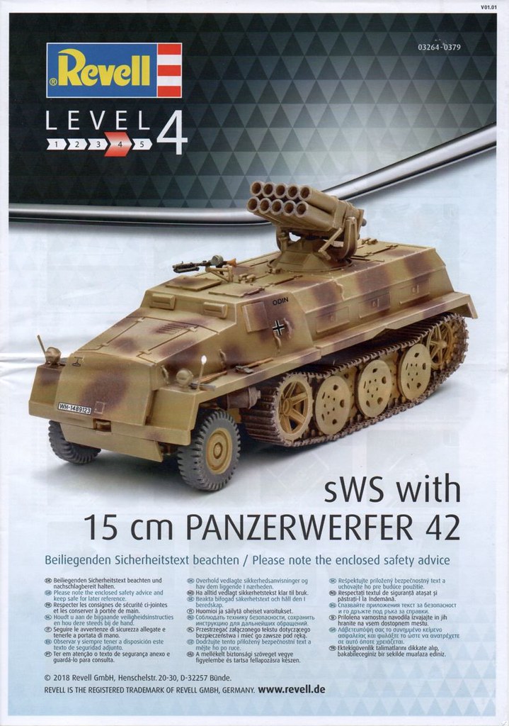 Sws With 15cm Panzerwerfer 42 Revell 03264-1/72 WWII Dt Neu