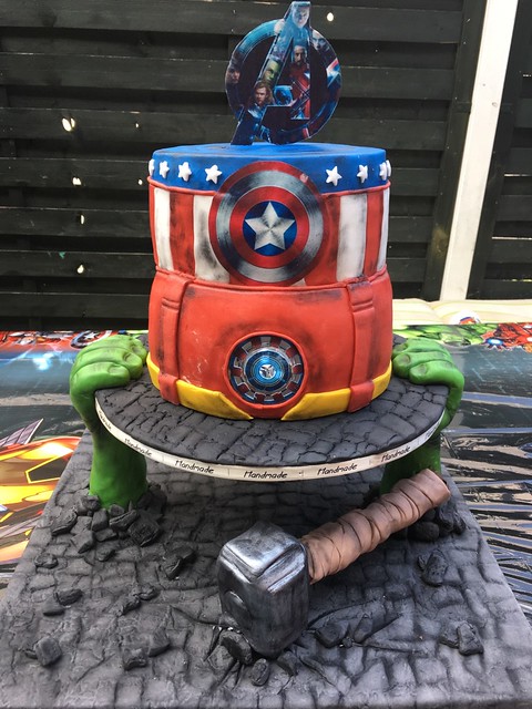 Avengers Cake by Jennifer Herwig
