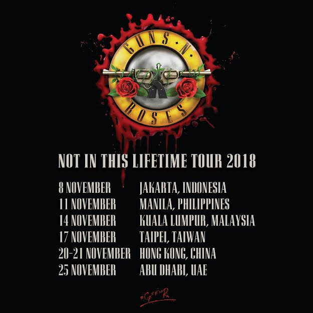 Konsert Guns N’ Roses Live in Malaysia