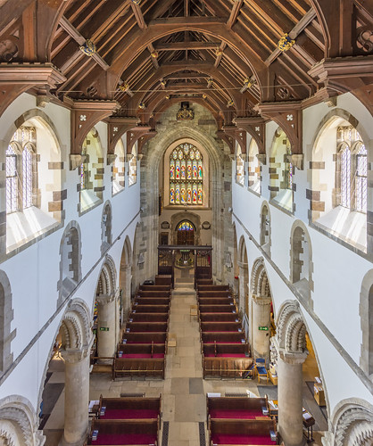 wimborne minster nave clerestory gallery history roof view arches architecture dorset nikon d7200 church abbey