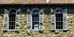 three windows ~  old 1908 church