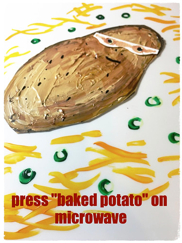 The fine art of potato baking.