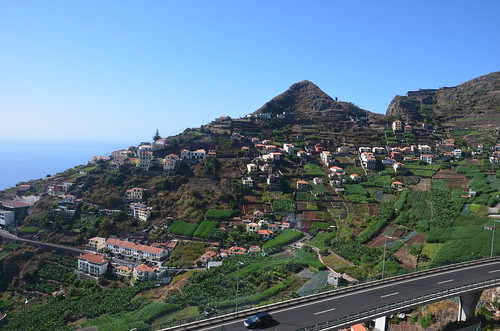 Blick auf die Landwirtschaft von Funchal