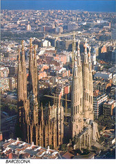 Postcard: Sagrada Familia_aerial