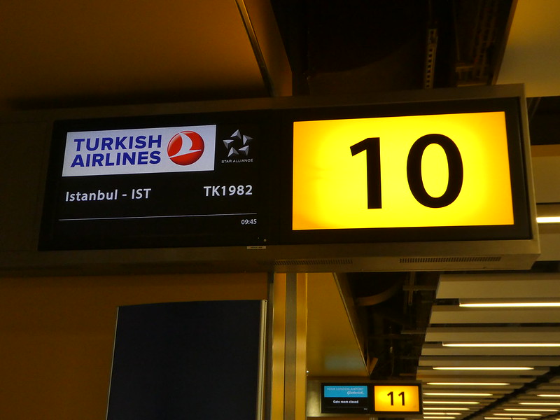 Turkish Airlines Gate, Gatwick Airport 