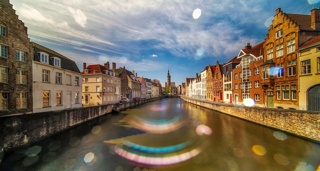 Bruges with Flare